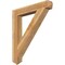 Ekena Millwork Traditional Arts & Crafts Rough Sawn Bracket, Western Red Cedar, 6"W x 42"D x 48"H BKT06X42X48TRA03RWR - alternate 1
